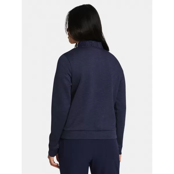  Dámska mikina UNDER ARMOUR UA DRIVE MIDLAYER CREW 1387143-410 MODRÁ 