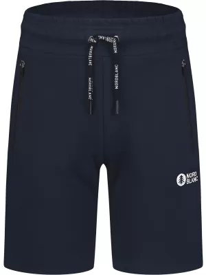 Pánske bavlnené kraťasy NORDBLANC RELAXEDFIT NBSPM8254 TMAVO MODRÁ