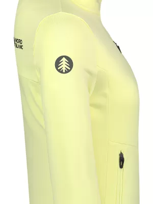 Dámska powerfleece mikina NORDBLANC CRISP NBSFL8338 ŽLTÁ