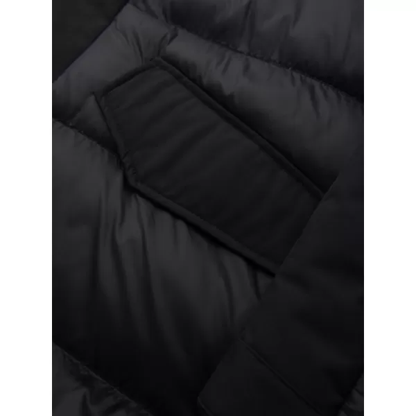  Pánska zimná bunda OMBRE OM-JALJ-0263 BLACK 