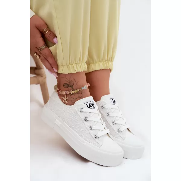  Dámske tenisky LEE 50261003.1FG WHITE 