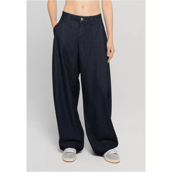  Dámske nohavice URBAN CLASSICS TB8296 BLUE RINSED WASHED 
