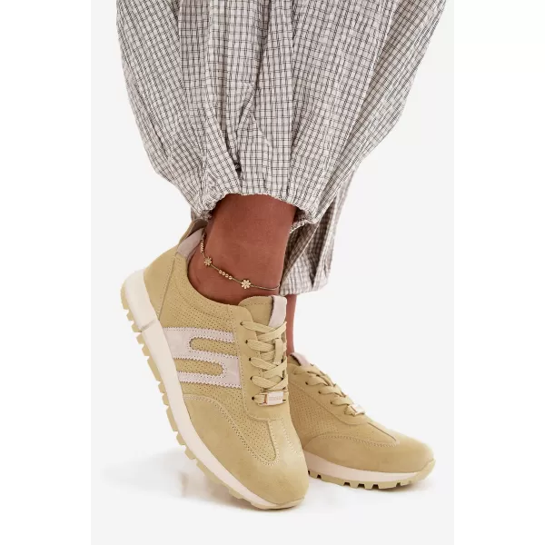  Dámske topánky BOTO GD-XW-1054 YELLOW/BEIGE 