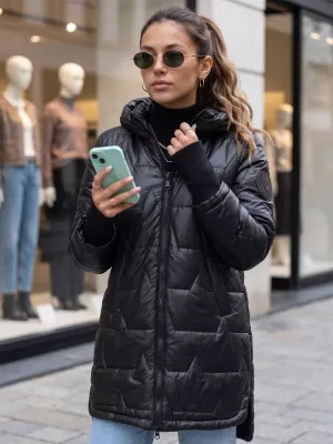 Dámska bunda DSTREET TY5787 ČIERNA