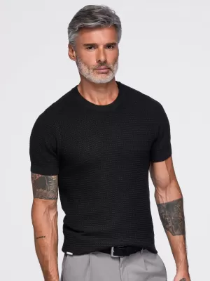 Pánske tričko OMBRE OM-TSCT-0303 BLACK
