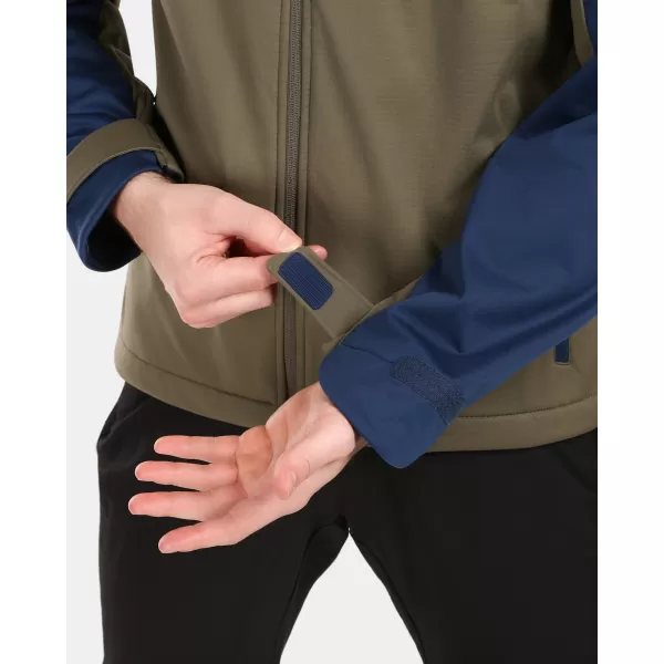  Pánska softshellová bunda KILPI ONTAVIO-M 1M0112KI KHAKI 