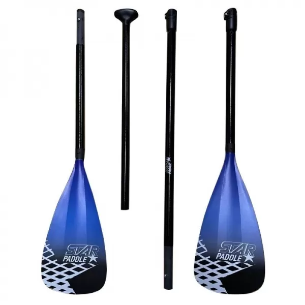  Pádlo STAR Fiberglass 4T Combo BLACK 