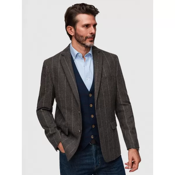  Pánske sako OMBRE M166 DARK BROWN 
