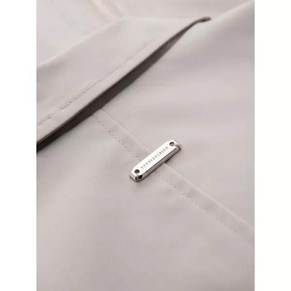  Pánska prechodná bunda OMBRE OM-JANP-0224 GREY-BEIGE 