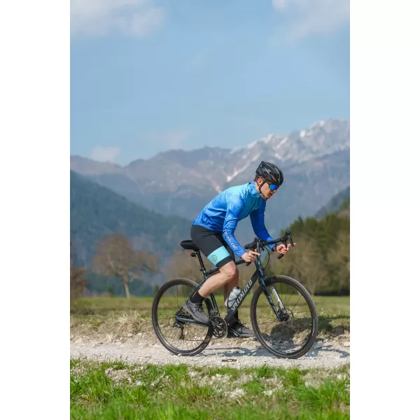  Pánske cyklistické šortky NORDBLANC CHAIN NBSPM8081 MODRÁ 
