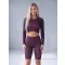 Dámske legíny nad kolená premium (nové veľkosti) ALTISPORT VOJ/ALW072LEG06 WINE-RED