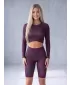 Dámske legíny nad kolená premium (nové veľkosti) ALTISPORT VOJ/ALW072LEG06 WINE-RED