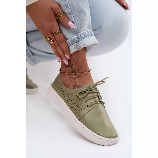  Dámske poltopánky BOTO G2437 GREEN 