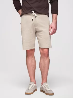 Pánske kraťasy OMBRE OM-SRBS-0205 LIGHT BEIGE
