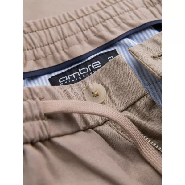  Pánske chino nohavice OMBRE P1522 BEIGE 