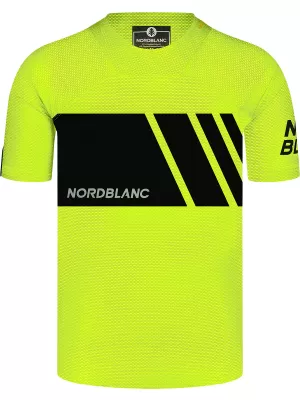 Pánske funkčné cyklo tričko NORDBLANC MUD NBSMF8083 ŽIARIVO ŽLTÁ