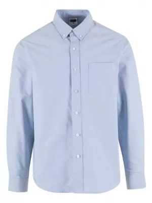 Pánska košeľa URBAN CLASSICS TB8094 LIGHT HORIZON BLUE