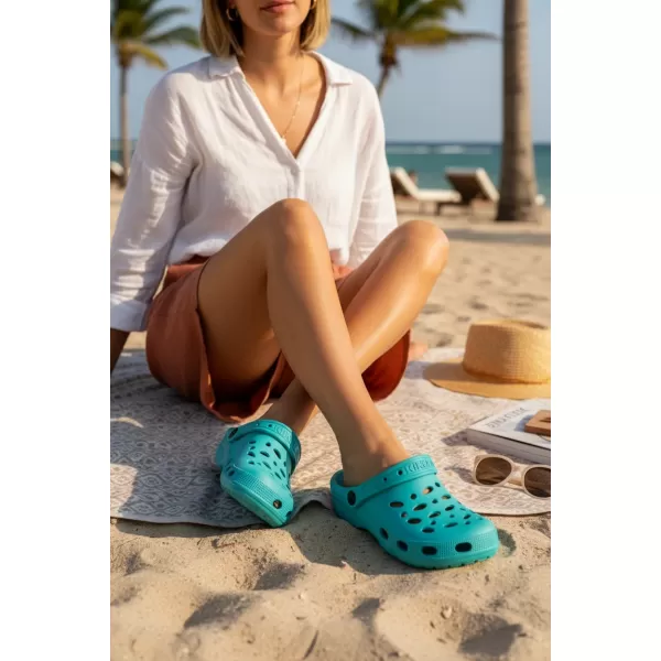  Dámske šľapky BOTO 1900W TURQUOISE 
