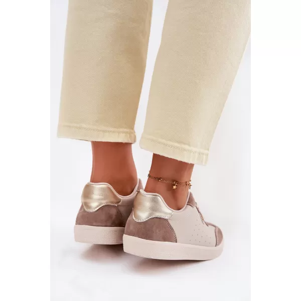  Dámske tenisky S.BARSKI LR61-7091 BEIGE 