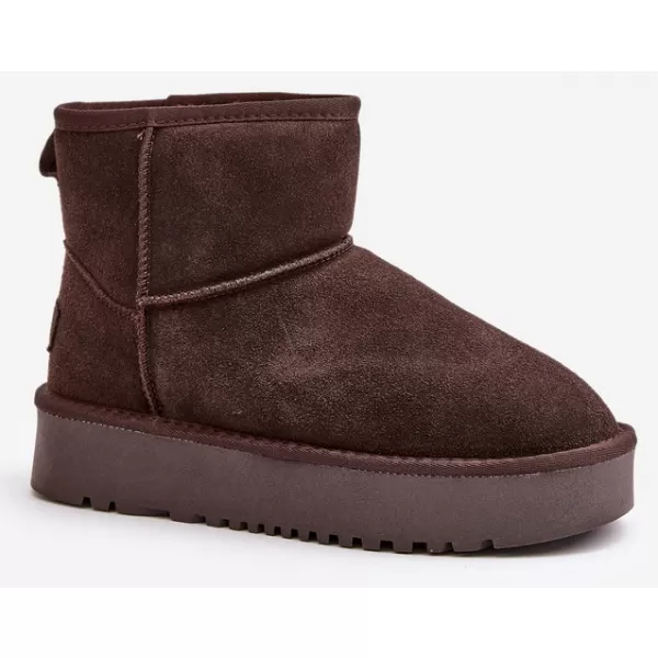  Dámske snehule BOTO NN605 BROWN 
