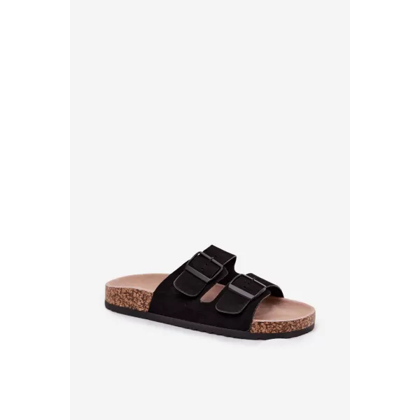  Dámske šľapky BOTO 26DZ21-107 BLACK 