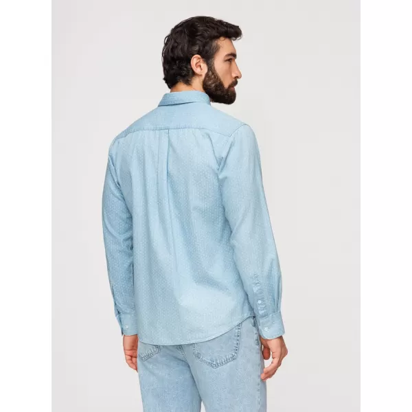  Pánska košeľa OMBRE K702 LIGHT BLUE 