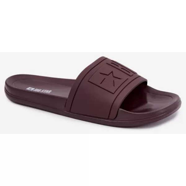 Dámske šľapky BIG STAR SHOES UU274072 HNEDÁ 