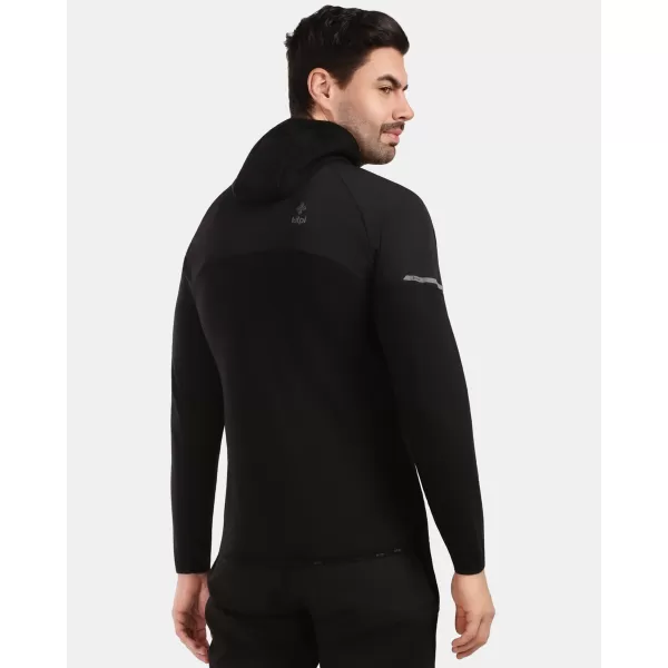  Pánska fleece mikina KILPI NASHVILLE-M 1M0201KI ČIERNA 
