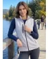 Dámska fleece vesta ALTISPORT ALW002525 SVETLO ŠEDÁ