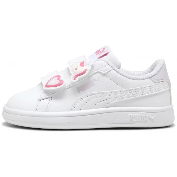  Detské tenisky PUMA SMASH 3.0 BADGES V INF 397287-07 PUMA WHITE/MAGIC ROSE 
