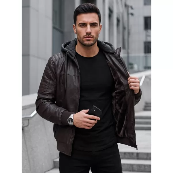  Pánska bunda DSTREET TX5140 HNEDÁ 