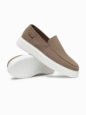 Pánske poltopánky OMBRE OM-FOCS-0246 DARK BEIGE