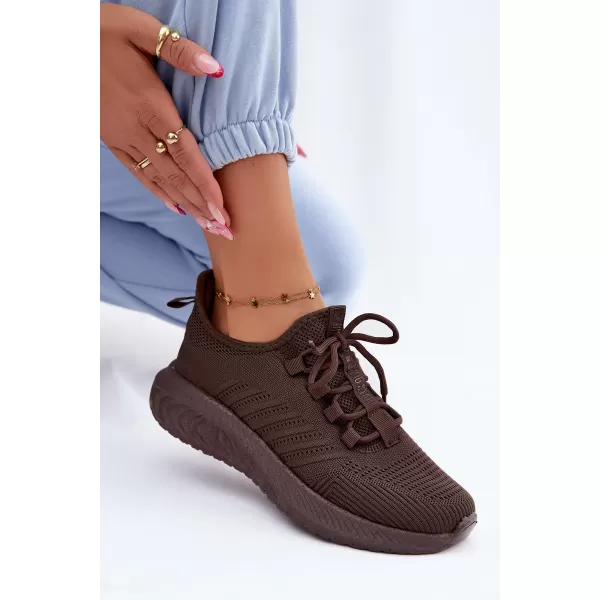  Dámske tenisky BIG STAR SHOES UU274055 BROWN/BEIGE 