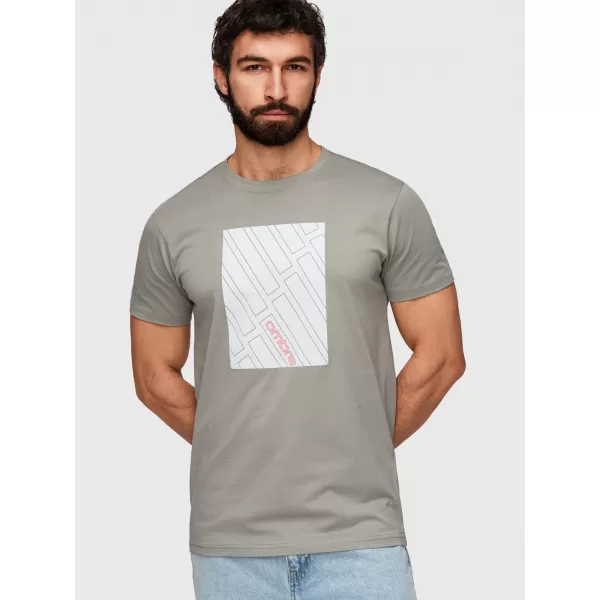  Pánske tričko OMBRE OM-TSPT-0259 GREY 