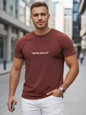 Pánske tričko DSTREET NX5107R-BU BORDO