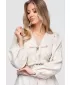 Dámska blúza OMBRE OW-TS-E0060 BEIGE