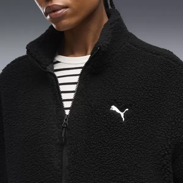 Dámska bunda PUMA RE:FIBRE SHERPA JACKET W 69456701 PUMA BLACK 