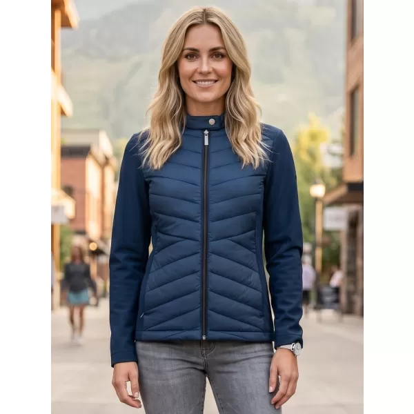  Dámska hybridná bunda MALFINI PREMIUM CROSS 556 NÁMORNÁ MODRÁ 