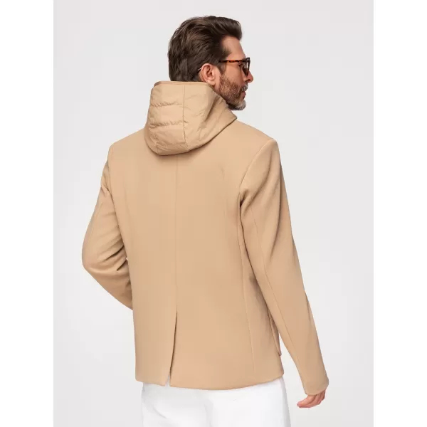  Pánska bunda OMBRE M167 LIGHT BROWN 