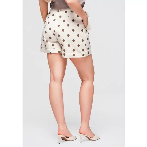  Dámske kraťasy OMBRE OW-ST-E0014 TAUPE 