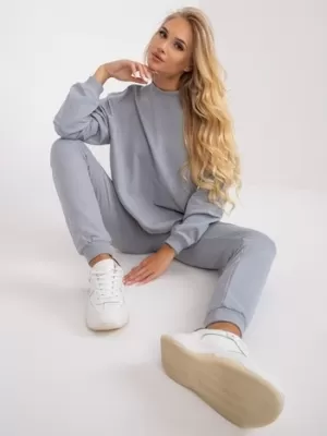 Dámska mikina BASIC FEEL GOOD AP-BL-A-R001 GRAY