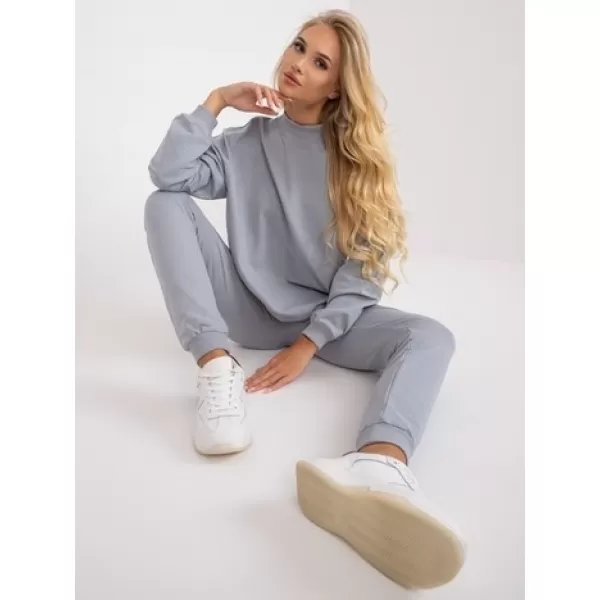  Dámska mikina BASIC FEEL GOOD AP-BL-A-R001 GRAY 