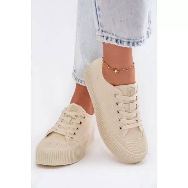  Dámske tenisky BIG STAR SHOES TT274271 BEIGE 