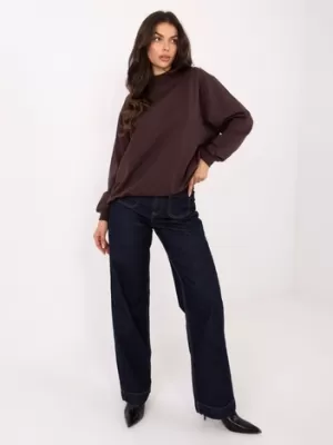 Dámska mikina BASIC FEEL GOOD RV-BL-5185.70P DARK BROWN
