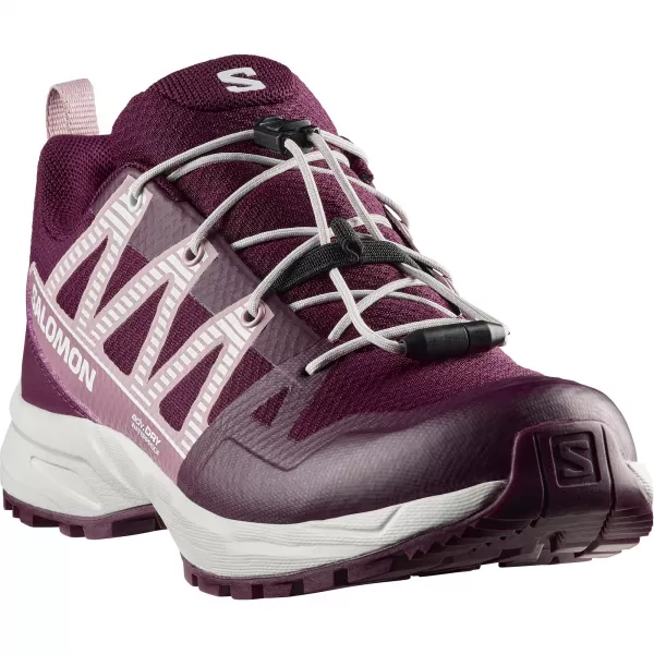  Detské topánky SALOMON OUTSCAPE WATERPROOF L49212600 WINTER BLOOM/DAWN PINK/WHITE 
