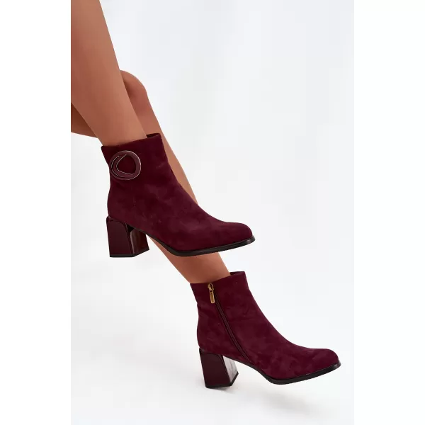  Dámske členkové topánky ARTIKER 57C0016 BORDO 