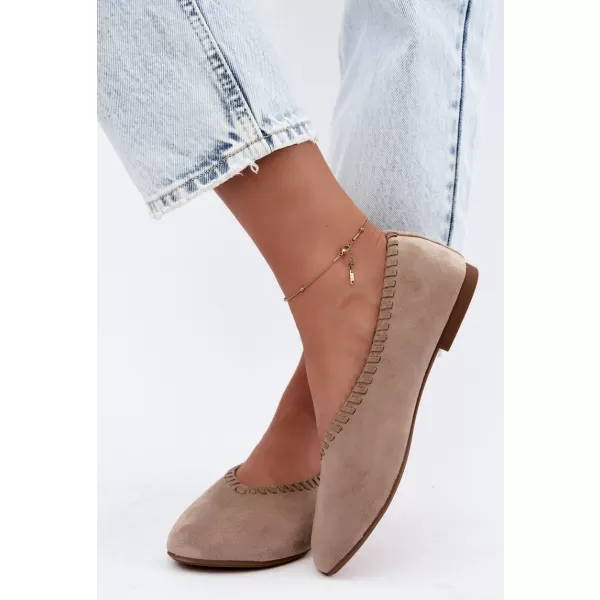  Dámske baleríny BOTO 9897 KHAKI 