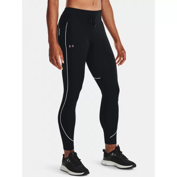  Dámske termo legíny UNDER ARMOUR UA RUSH CG NOVELTY LEGGING 1365720-001 ČIERNA 
