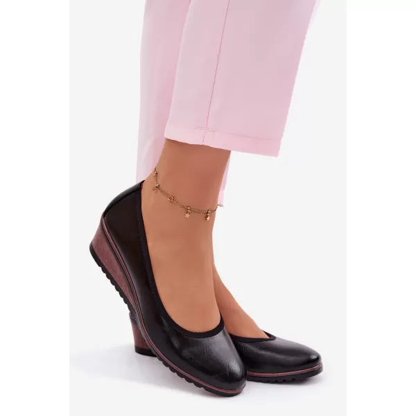  Dámske poltopánky VINCEZA 58628 BLACK 