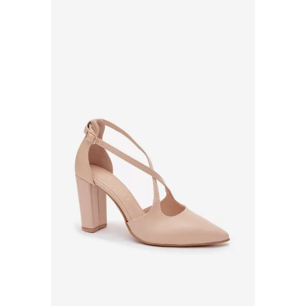  Dámske lodičky ZAZOO 1053 BROWN 